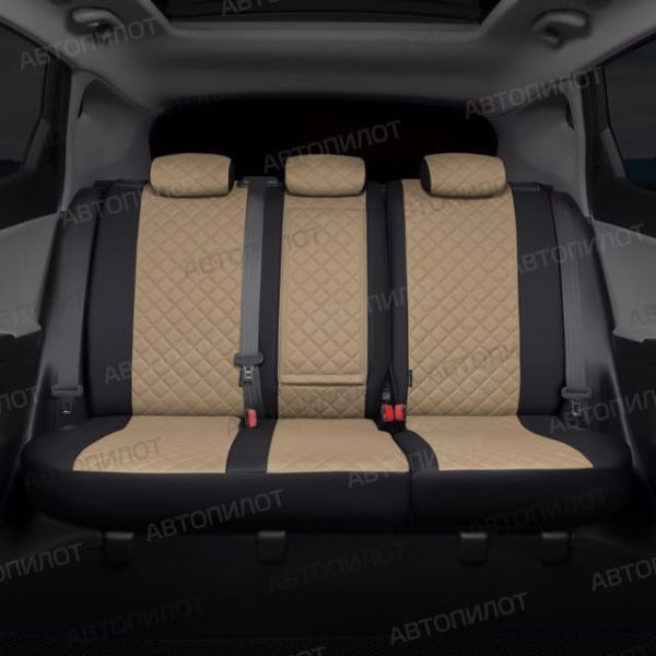 Чехлы Автопилот Экокожа Ромб на Jaecoo J7 (2023+) Чехлы Автопилот Экокожа Ромб на Jaecoo J7 (2023+)