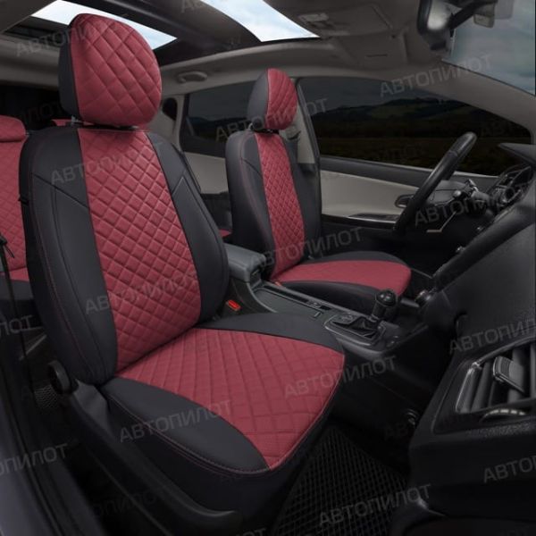Чехлы Автопилот Экокожа Ромб на Jaecoo J7 (2023+) Чехлы Автопилот Экокожа Ромб на Jaecoo J7 (2023+)