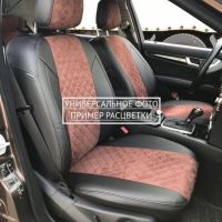 Чехлы Автопилот Алькантара Ромб на Jaecoo J7 (2023+)