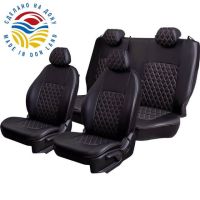 Чехлы Экокожа Турин Ромб на Hyundai ix35 2010-2015 г.в.