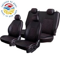 Чехлы Экокожа Турин Ромб на Hyundai ix35 2010-2015 г.в.
